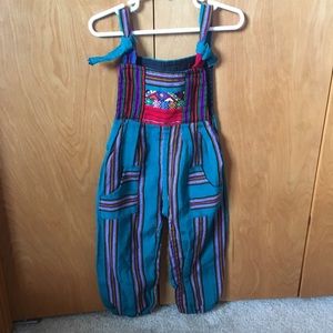 Overall style romper